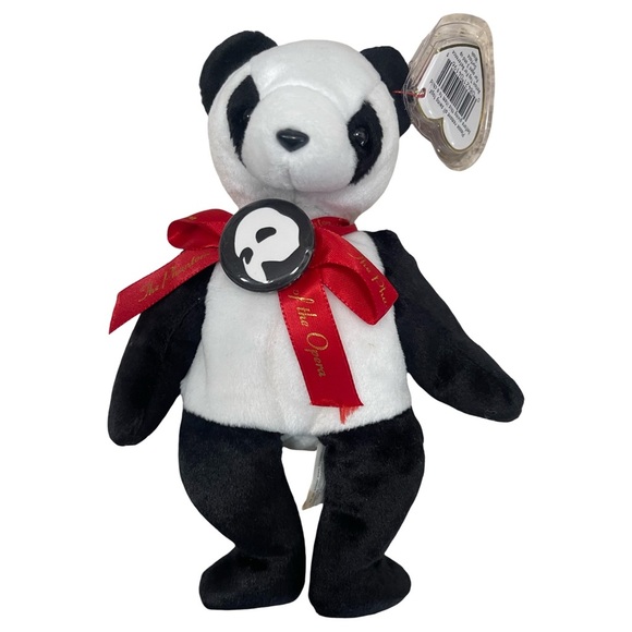 Ty Beanie Baby Phantom Of The Opera Bear Named Fortune 1998! - Picture 1 of 8